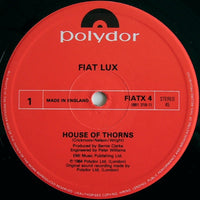 Fiat Lux : House Of Thorns (12")