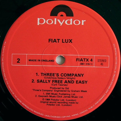 Fiat Lux : House Of Thorns (12")