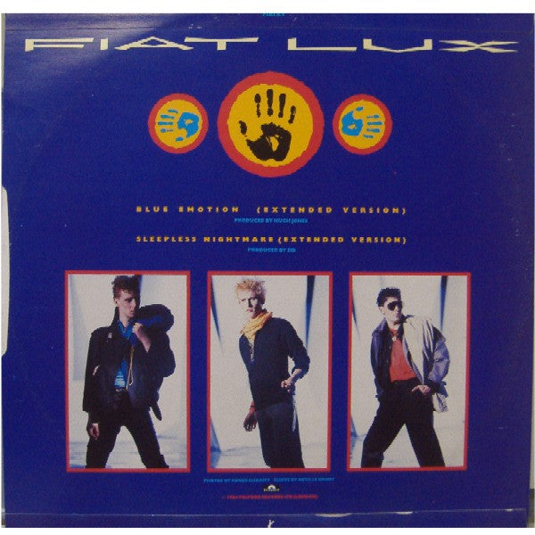 Fiat Lux : Blue Emotion (12", Single)