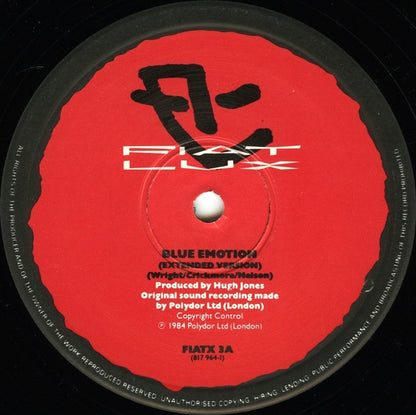 Fiat Lux : Blue Emotion (12", Single)