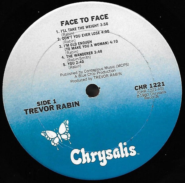 Trevor Rabin : Face To Face (LP, Album)