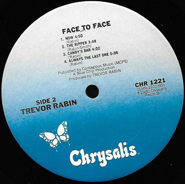 Trevor Rabin : Face To Face (LP, Album)