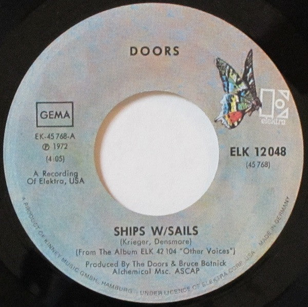 The Doors : Ships W/ Sails (7", Single)