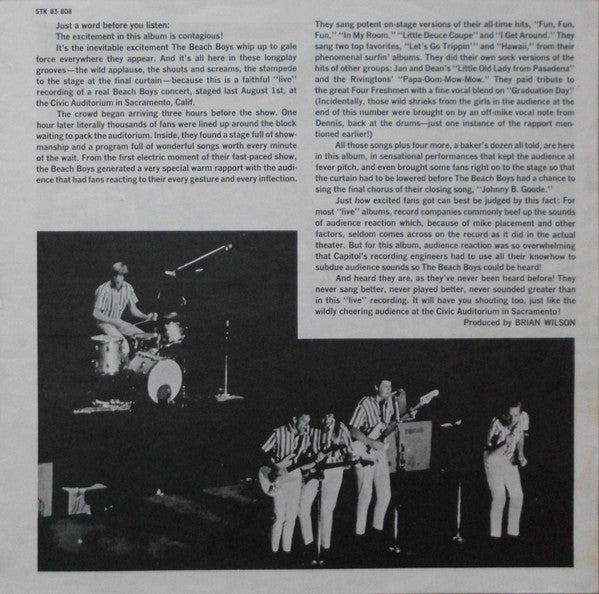 The Beach Boys : Concert (LP, Album)