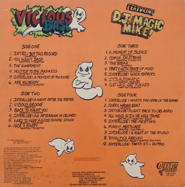 Vicious Base* Featuring DJ Magic Mike : Back To Haunt You (2xLP, Album)