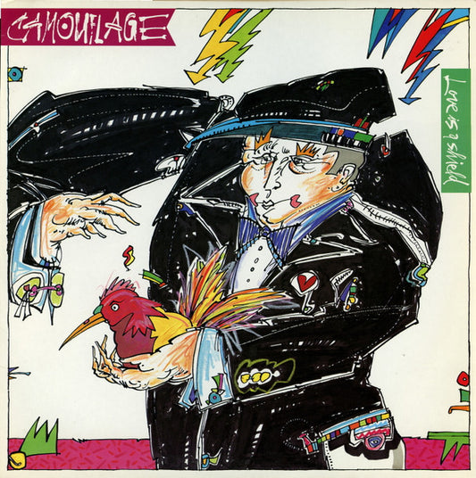 Camouflage - Love Is A Shield (12", Maxi) (Near Mint (NM or M-))