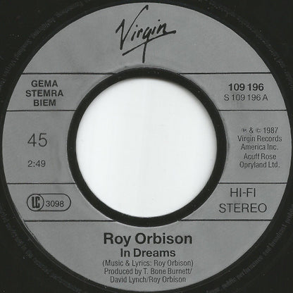 Roy Orbison : In Dreams (7", Single)