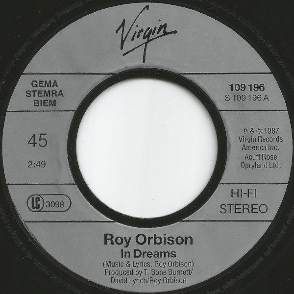 Roy Orbison : In Dreams (7", Single)