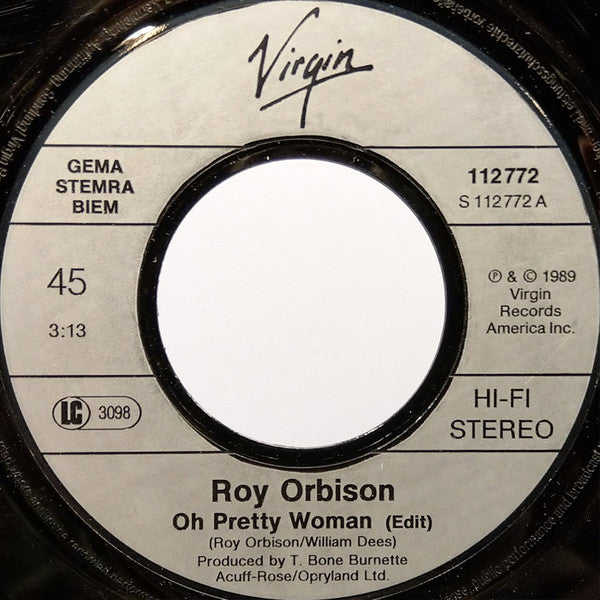 Roy Orbison And Friends : Oh Pretty Woman (7", Single)