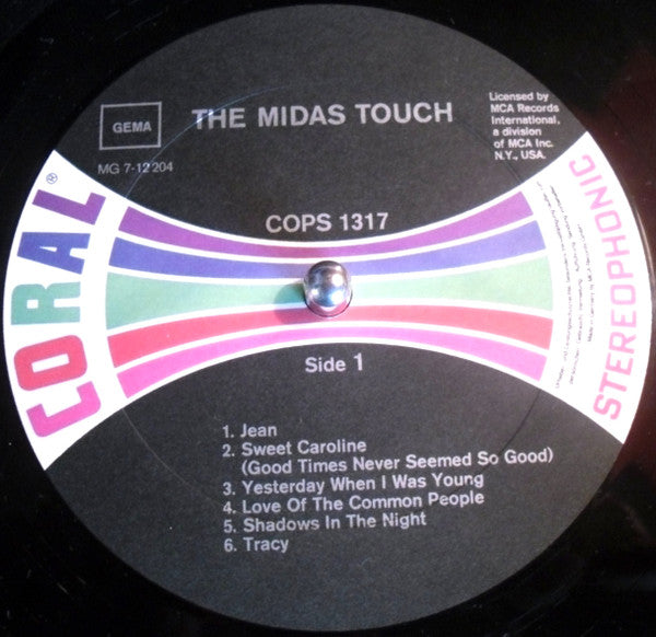 The Midas Touch : The Midas Touch (LP, Album)