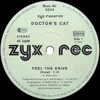 Doctor's Cat : Feel The Drive (12", Maxi)