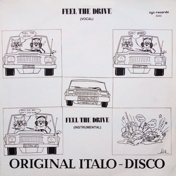 Doctor's Cat : Feel The Drive (12", Maxi)