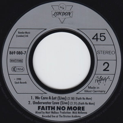 Faith No More : Falling To Pieces (7", Single)