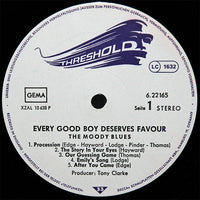 The Moody Blues : Every Good Boy Deserves Favour (LP, Album, RE)