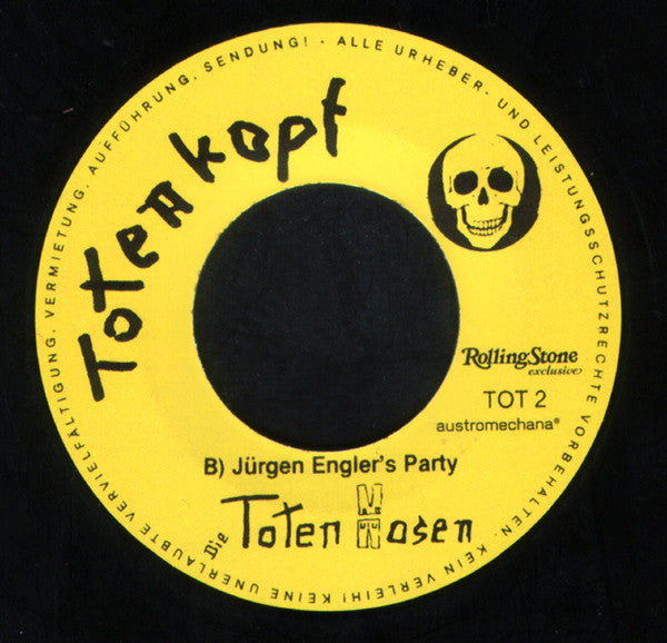 Die Toten Hosen : Wir Sind Bereit / Jürgen Engler's Party (7", Single, RE)