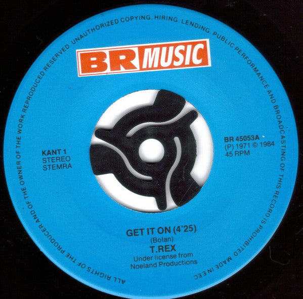 T. Rex : Get It On / Jeepster (7", Single, RE)