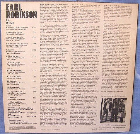 Earl Robinson : Earl Robinson - Ein Porträt (LP, Album, RE, Blu)