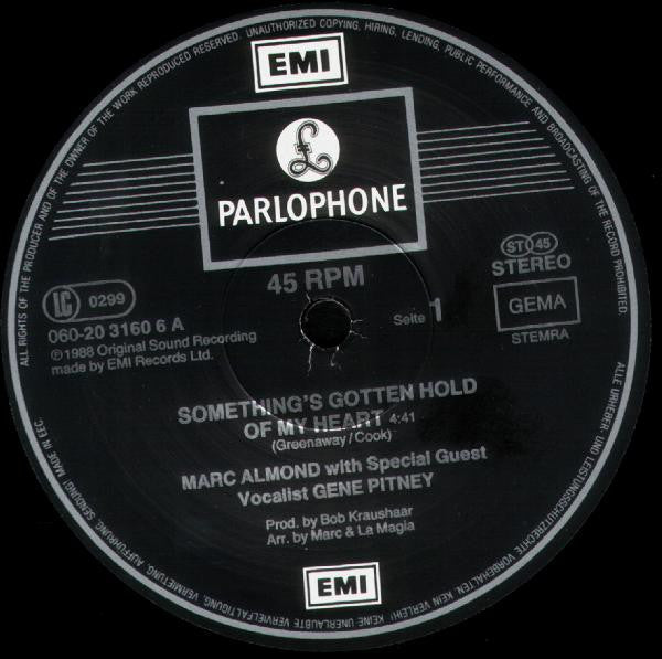 Marc Almond Featuring Special Guest Star Gene Pitney : Something's Gotten Hold Of My Heart (12")