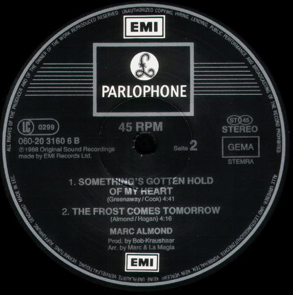 Marc Almond Featuring Special Guest Star Gene Pitney : Something's Gotten Hold Of My Heart (12")