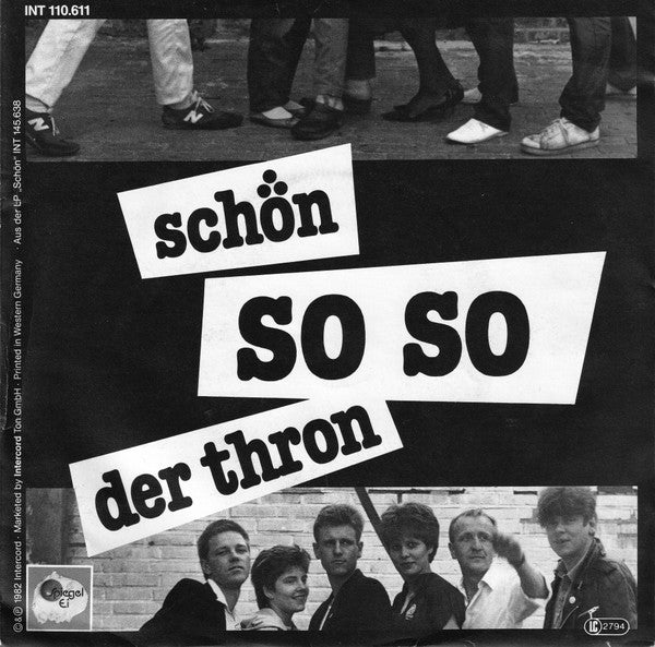 Schön (2) : So So (7")