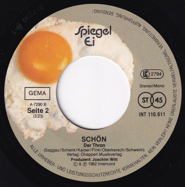 Schön (2) : So So (7")