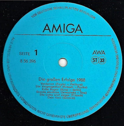 Various : Die Großen Erfolge '88 (LP, Comp)