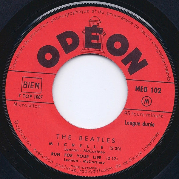 The Beatles : Michelle (7", EP, Mono)