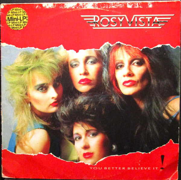 Rosy Vista : You Better Believe It (12", MiniAlbum)