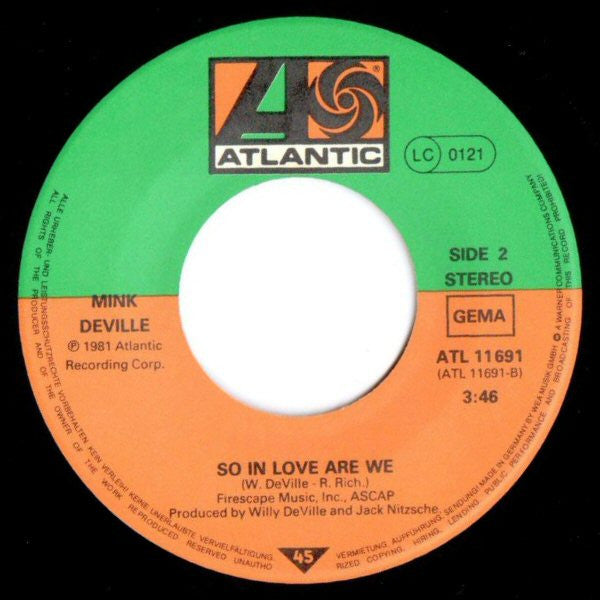 Mink DeVille : Love And Emotion (7", Single)