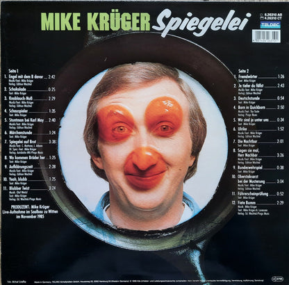 Mike Krüger : Spiegelei (LP, Album, Whi)