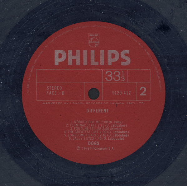 Dogs : Different (LP, Album)