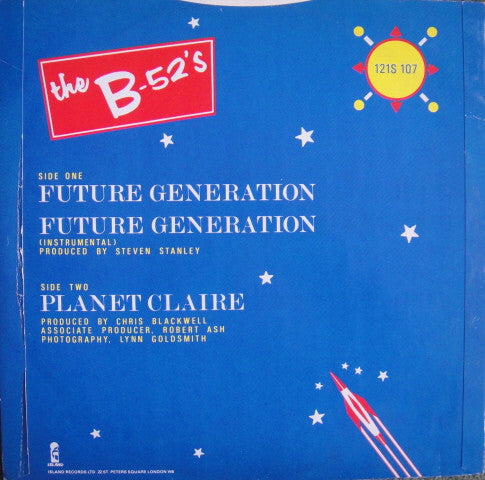 The B-52's : Future Generation (12", Single)