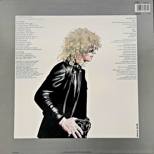 Ian Hunter : All American Alien Boy (LP, Album, RE)