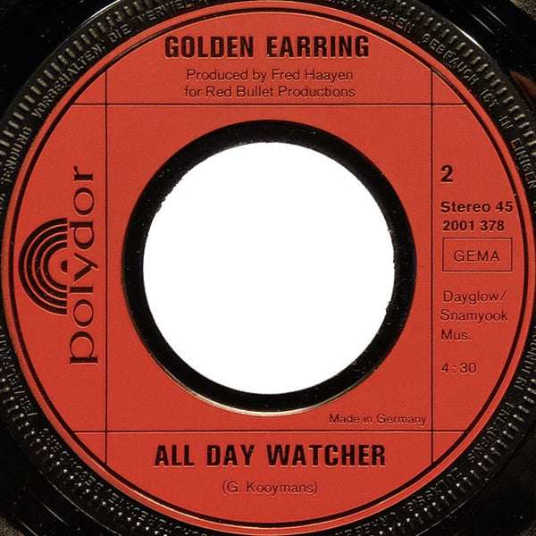 Golden Earring : Stand By Me (7", Single)