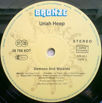 Uriah Heep : Demons And Wizards (LP, Album, RE)