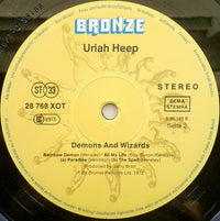 Uriah Heep : Demons And Wizards (LP, Album, RE)