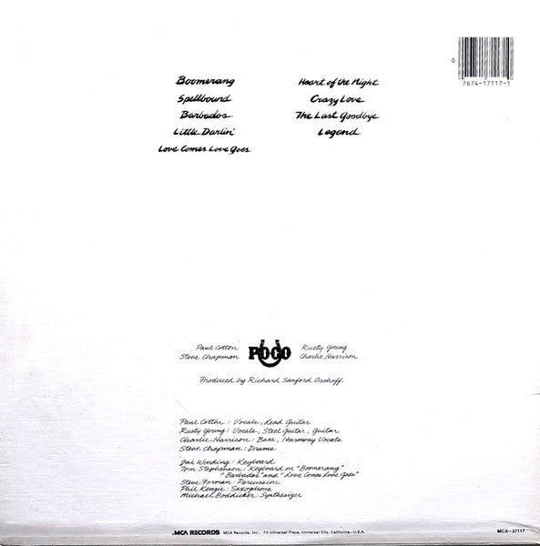 Poco (3) : Legend (LP, Album, RE, Tal)