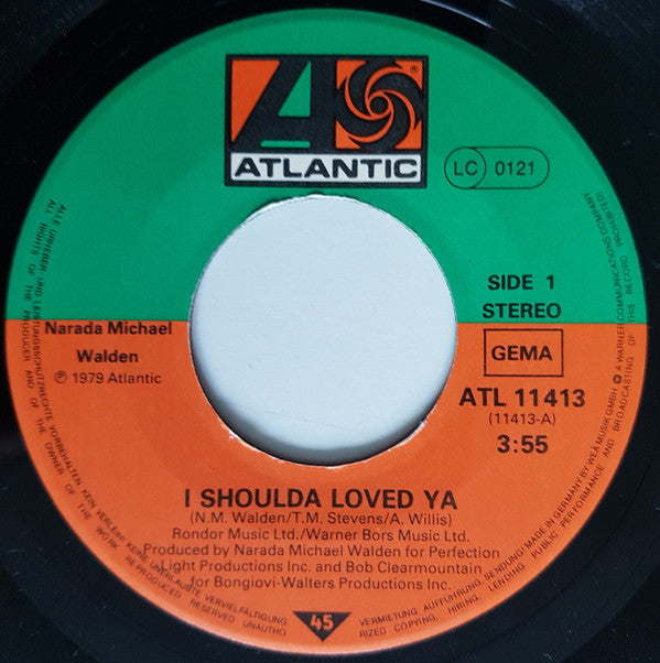 Narada Michael Walden : I Shoulda Loved Ya (7", Single)