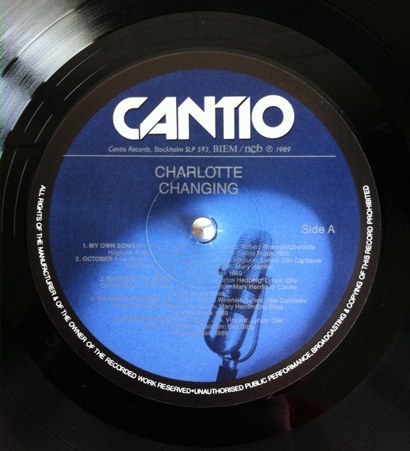 Charlotte Höglund : Changing (LP, Album)
