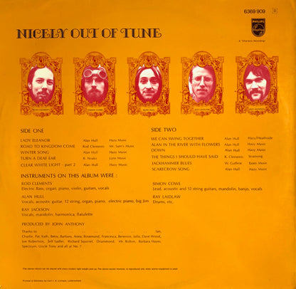 Lindisfarne : Nicely Out Of Tune (LP, Album, Gat)