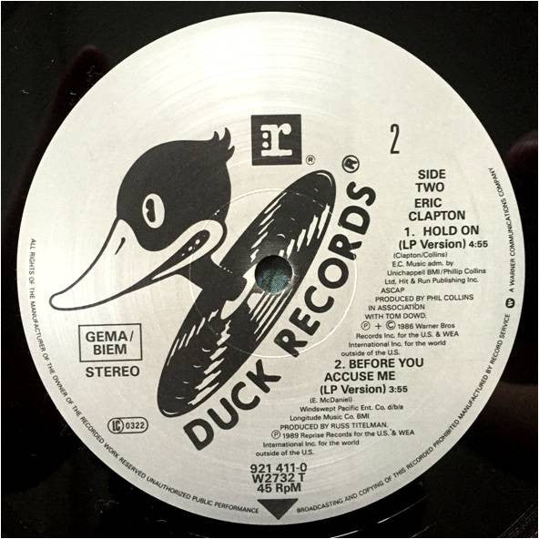 Eric Clapton : Pretending (12", Maxi)