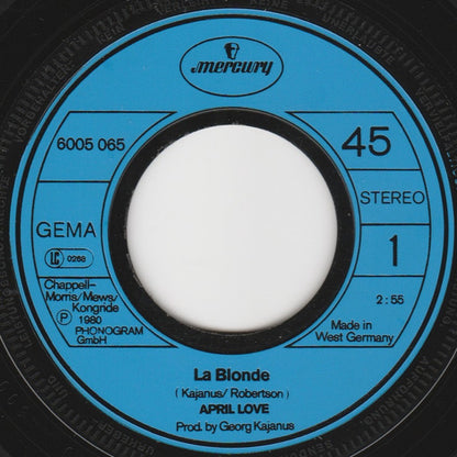 April Love : La Blonde (7")
