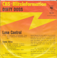 Dirty Dogs : Lose Control (7", Single, Promo)