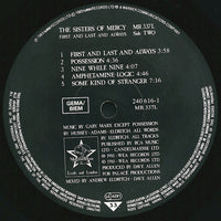 The Sisters Of Mercy : First And Last And Always (LP, Album)