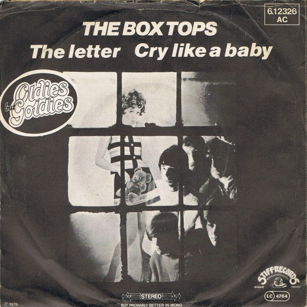 The Box Tops* : The Letter / Cry Like A Baby (7", Single)