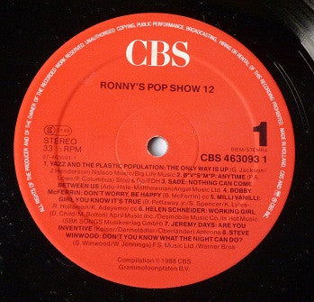 Various : Ronny's Pop Show 12 (32 Monster Hits) (2xLP, Comp)