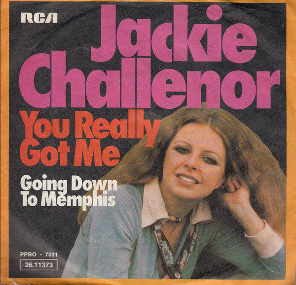 Jackie Challenor : You Really Got Me (7", Single)