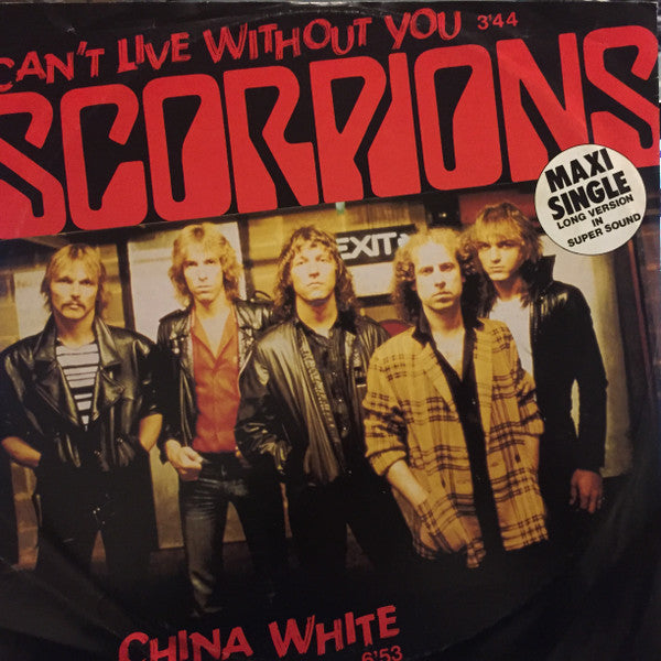 Scorpions : Can't Live Without You (12", Maxi)