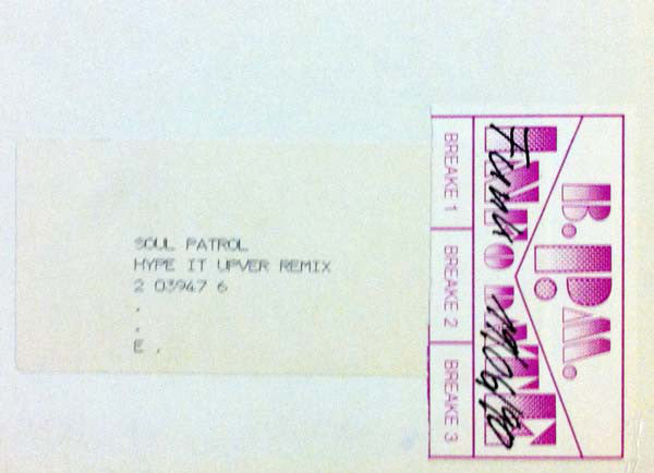 Soul Patrol : Hype It Up (Remix) (12", Promo)