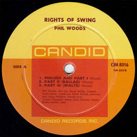 Phil Woods : Rights Of Swing (LP, Album, Mono)